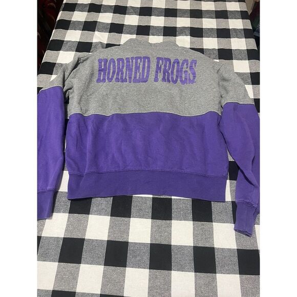 Womens Colosseum TCU Horn Frogs 1/4 Zip Pullover Size Medium Sweater - Picture 6 of 7